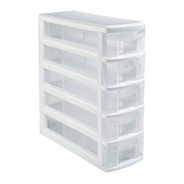 Mini Cajonera Italhome 5 Niveles Blanco