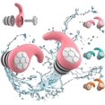 thumbnail image 1 of 3 Paires de Bouchons d'Oreilles Étanches pour Adultes, Bouchons d'Oreilles en Silicone Réutilisables, Protection des Oreilles pour Surf, Plongée, Piscine, 1 of 5