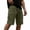 06# Army Green, variant on IhhxPro Men's Cotton Outdoor Cargo Shorts Summer Work Elastic Waist Multi-Pockets Casual Relaxed Fit Lightweight Plain Twill Hiking Travel S-4XL