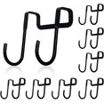 thumbnail image 1 of Ganchos encima de la puerta del gabinete. 8 ganchos dobles para cajones de armario. Para la ropa.toallas, 1 of 5
