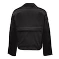 thumbnail image 2 of Chamarra George para Mujer, Tipo Trench Acolchado con Botones Frontales Negro Talla G, 2 of 4