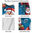 thumbnail image 4 of luoweisi Men's Beach Shorts Quick Dry Swim Trunks with Mesh Lining Santa Claus 2XL, 4 of 5