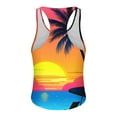 thumbnail image 4 of BRGZLK Surf Tank Tops for Men Print Round Neck Thin Straps Backless Regular Summer Funny Beach Sports Vest D XXXL, 4 of 4