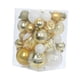 thumbnail image 2 of 36 colgantes decorativos irrompibles para árbol de Navidad. Blanco dorado, 2 of 9