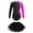 Rose, variant on TiaoBug Kids Girls Figure Skating Ballet Dance Outfits Rhinestone Long Sleeve Leotard Tops with Tutu Skirt Set Black 16