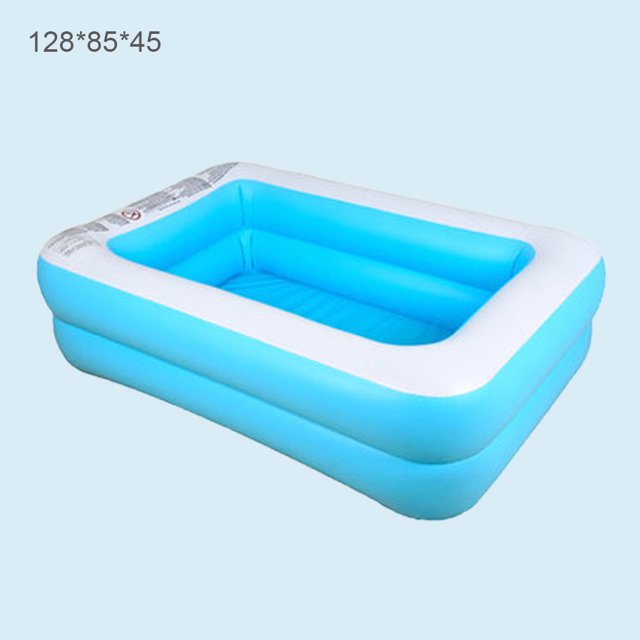 CAROOTU Baby Kid Inflatable Swimming Pool Paddling Pool Large Size Thickened Square Swimming Pool