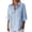 X139 BU2, variant on Women T-Shirt Solid Color Long Sleeve Lapel Neck T-Shirt Summer Fashion Women T-Shirt Size XL Green