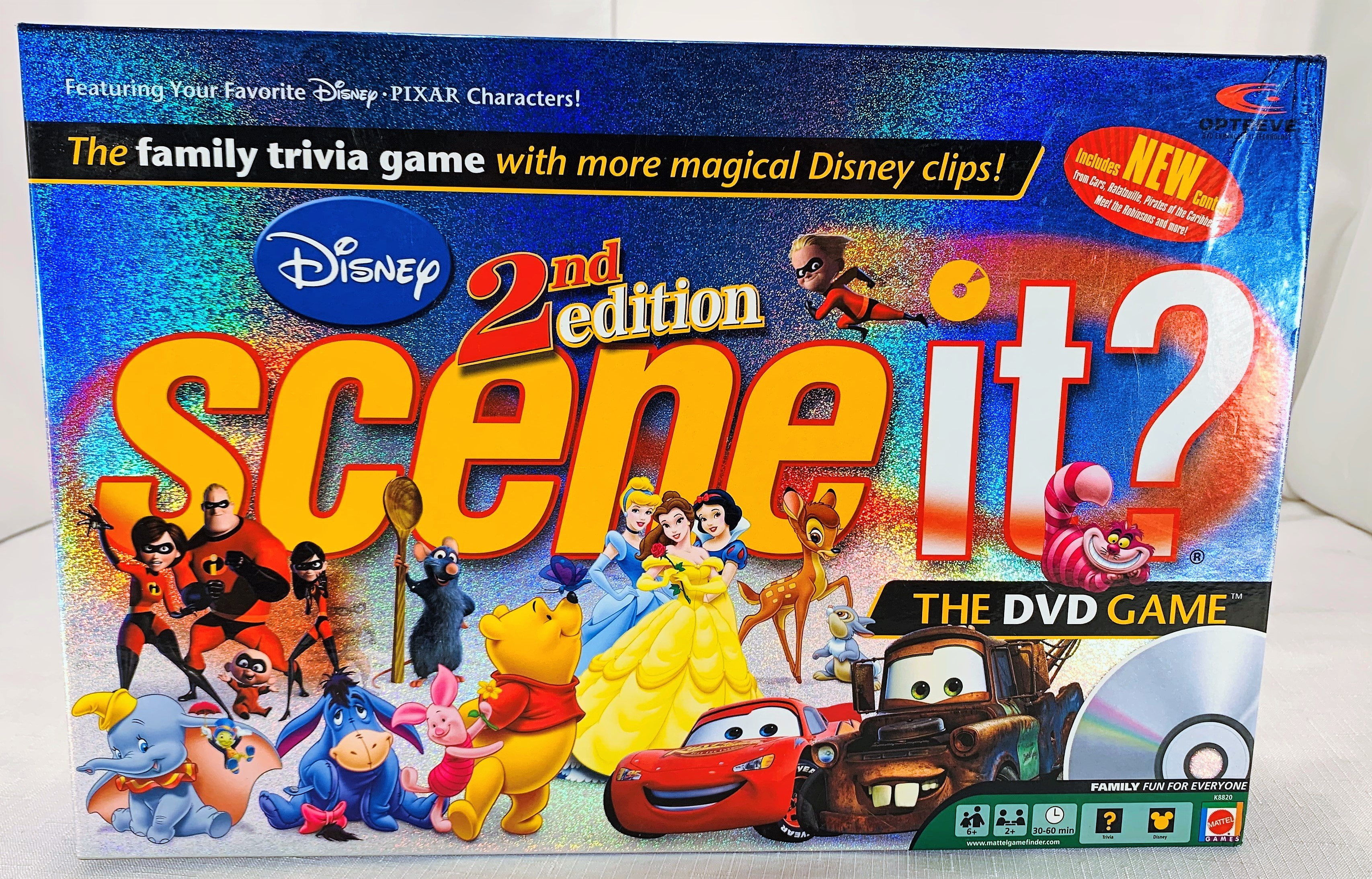Disney Edition Scene It Board Game Spare Parts Replacements Inc Kids Adult Cards 