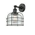 thumbnail image 4 of Innovations 1-LT Vintage LED Large Bell Cage 8" Sconce - Matte Black - 203-BK-G78-CE-LED, 4 of 4