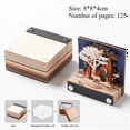 thumbnail image 6 of 3D Paper Carving Art Calendar - Office Desktop Ornament, Birthday Gift, Stress Relief,Autumn in Prague, 6 of 6