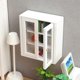 thumbnail image 2 of 1:12 Dollhouse Miniature White Wall Cabinet Hanging Storage Organizer Cupboard Dollhouse Furniture D, 2 of 5