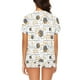 thumbnail image 2 of Mastines Tibetanos Diseño Estampado LKS302 Conjunto de Pijama Corto para Mujer, 2 of 4
