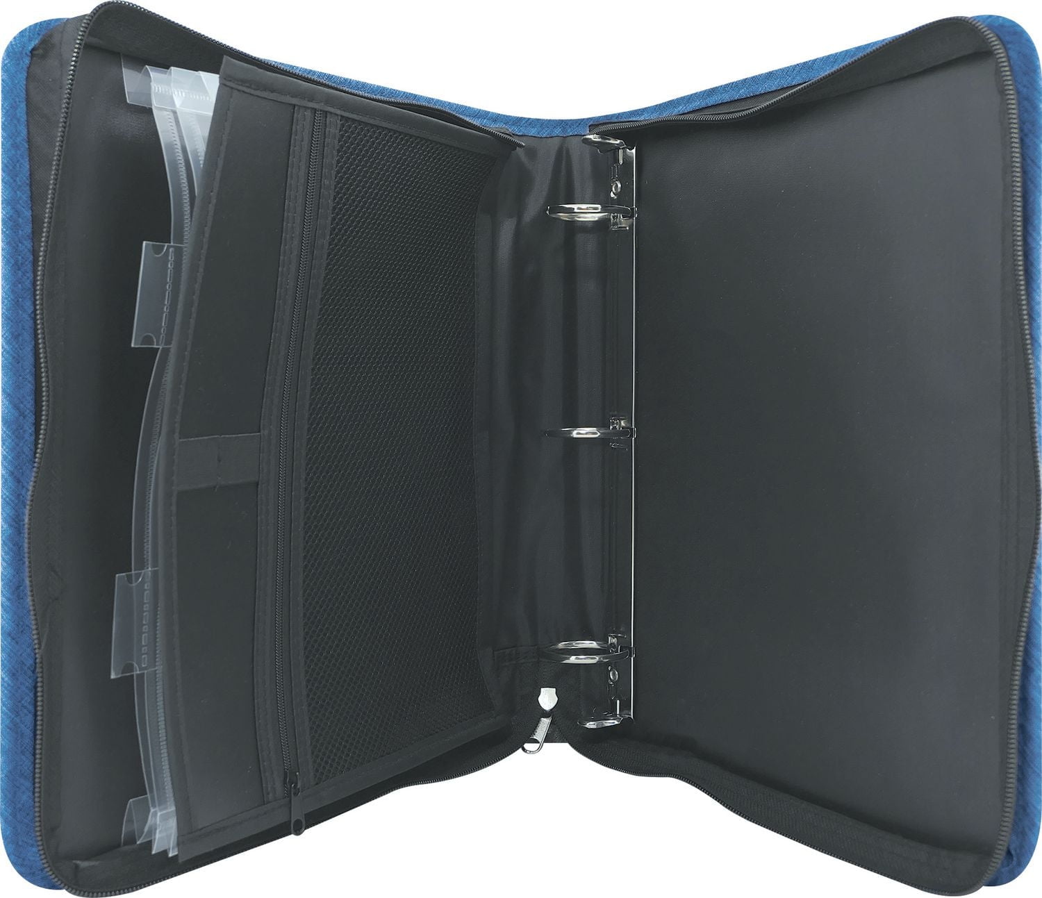 Hilroy 1.5" Front Pocket Zipper Binder, Zipper Binder