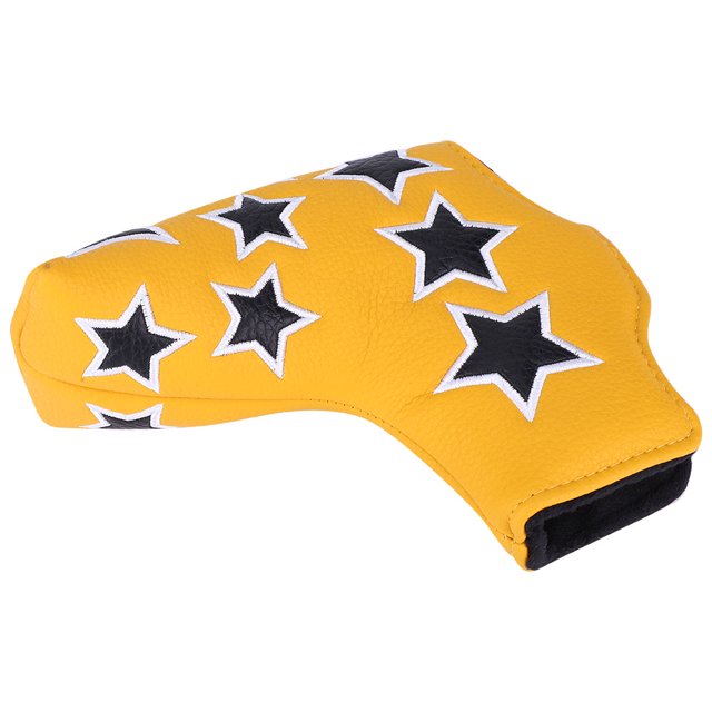 Cergrey Putter Headcover, PU Leather Thicken Plush Putter Cover, For Clubs Course