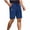 Blue, variant on EOYWHK Mens Drawstring Shorts with Pockets Drawstring Mens Elastic Waist Shorts Soft Lightweight Breathable Active Shorts for Men Army Green, Size L