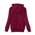 thumbnail image 3 of Ichuanyi Women's Casual Winter Warm Sherpa Lined Zip Up Hooded Sweatshirt Jacket Coat, 3 of 4