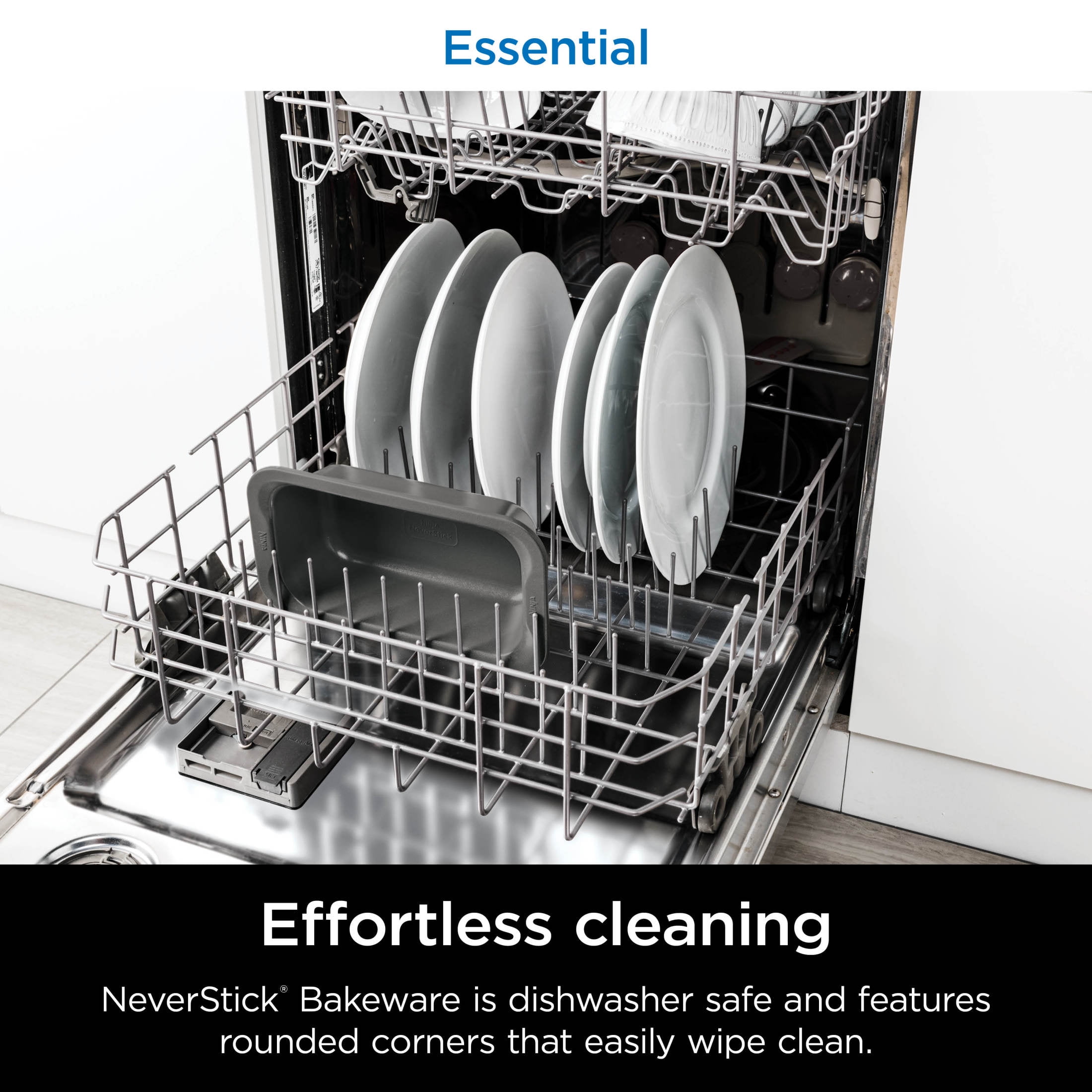 (2 pack) Ninja Foodi NeverStick Essential 5" x 9" Aluminum Loaf Pan