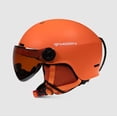 thumbnail image 1 of Casco de esquí Asian Head Equipment Protectores Cascos rígidos para hombres y mujeres Gafas anticolisión ligeras con protección contra el viento Forma integral para mantener el calor, 1 of 6