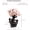 Black, variant on Cloccers Ceramic Vase Female Form Flower Modern Body Vase for Decor with Head Half Body Bust Centerpiece for Table Shelf Home Bedroom Room Office White