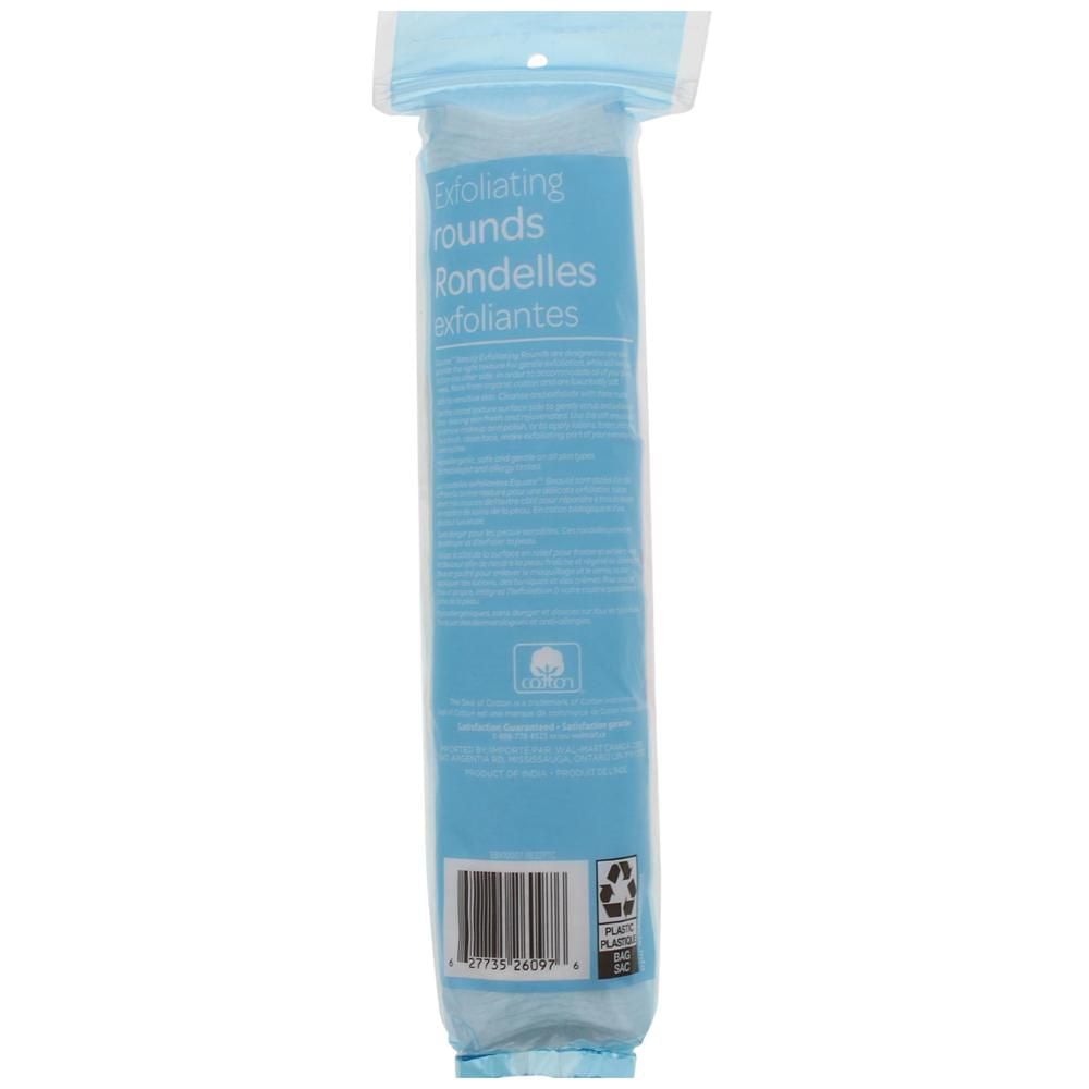 Equate Beauty Exfoliating Rounds, 100ct