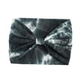 thumbnail image 3 of Diadema ancha para mujer, pañuelo para la cabeza con efecto tie-dye, banda para el sudor para niñas, diadema deportiva para entrenamiento Estilo F, 3 of 9