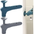 thumbnail image 1 of Paquete de 2 fundas de silicona para manija de puerta con ventosa para pomo de puerta y protector de manija de puerta, silenciosos topes de puerta antiestáticos compatibles con la mayoría de las mani JAMW Sencillez, 1 of 5