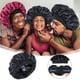 thumbnail image 3 of Gorro de seda, gorro de satén para dormir, gorro de doble capa para trenzas rizadas, gorros ajustables para mujeres negras, gorro para dormir, 3 of 8