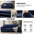 thumbnail image 4 of Stretch Plush Sofa Covers For Living Room 1/2/3/4 Seat All-inclusive Velvet Couch Covers Sofa Slipcover Towel, 4 of 7