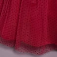 thumbnail image 5 of Wavsuf Flower Girls Dress Nets Wine Princess Dress Size 9-10 Years, 5 of 9