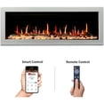 thumbnail image 4 of Litedeer Homes Electric Fireplace Insert ZEF78VS Litedeer Gloria II Wall Mounted Electric Fireplace with APP 78 inch, 4 of 5