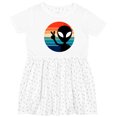 thumbnail image 3 of Inktastic Retro Alien Girls Toddler Dress, 3 of 5