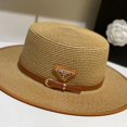 thumbnail image 1 of Prada Sombrero De Paja De Ala Corta Parasol Sombrero De Playa, 1 of 4
