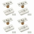 thumbnail image 3 of Closet Door Ball Catch, Catches for Interior Doors, Dual Adjustable Bearing Catch Silver 4 Pack, 3 of 4