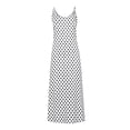 thumbnail image 3 of Vestido HUOGUO, casual de verano, cuello en V, estampado de lunares, para mujer, 3 of 5