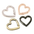 thumbnail image 3 of WINDLAND Carabiner Clips Snap Spring Hook Heart Shape Clasp Keyring Carabina Karabiner, 3 of 7