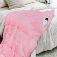 thumbnail image 5 of MEUDYT Heated Weighted Blanket for Adults, Flannal Sherpa Electric Weighted Blankets, 50.1"x 60.1", 13lbs, Pink, 5 of 8