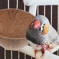 thumbnail image 5 of Nido de pájaro de cáscara de coco, vivienda de coco, nido de pájaro, casa de pájaro para periquitos, 5 of 5
