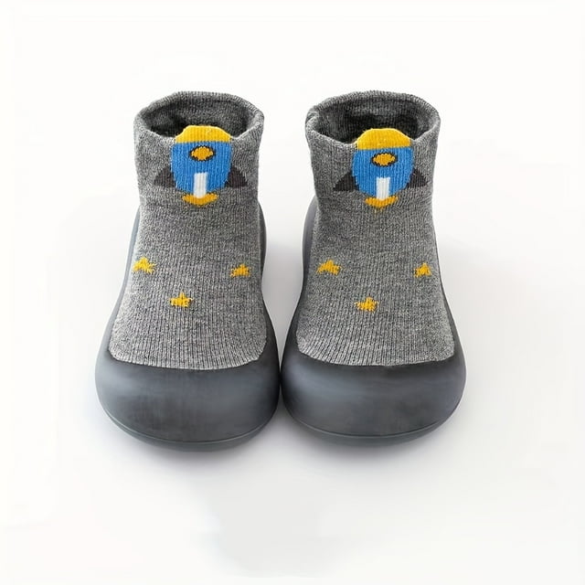 FNNMNNR Adorable Cartoon Character Baby Boy Socks Shoes - Breathable Non-Slip Comfortable and Soft for Indoor Walking and Playtime in Spring and Autumn Seasons