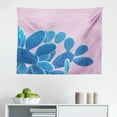 thumbnail image 1 of Summer Pink Tapestry, Minimal Cactus Design Illustration on Spring Toned Background, Fabric Wall Hanging Decor for Bedroom Living Room Dorm, 2 Sizes, Sea Blue and Pastel Yellow, by Ambesonne, 1 of 1