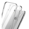 thumbnail image 2 of iPhone XR Clear Case, Slim Transparent Kickstand Cover (Reveal) Silver, 2 of 6