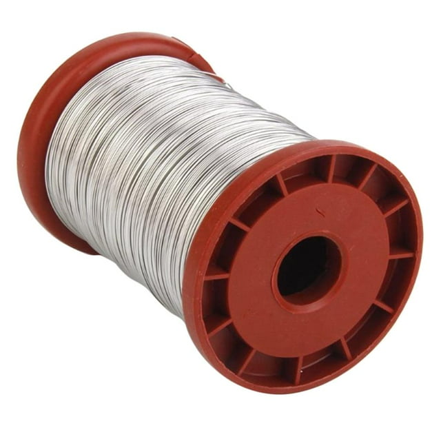 Rollo 500 acero inoxidable Bee Frame Foundation Wire Alambre Zulema Alambre de marco de apicultura