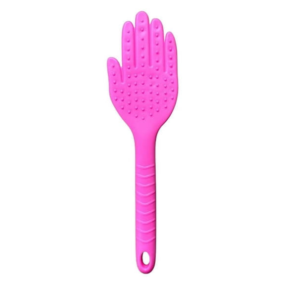 Meridian Palm Massage Hammer - Manual Back Massager for Office Workers, Self-Locking Silicone Body Stress Reliever, Ergonomic Deep Tissue Muscle Slapper for Neck and Shoulder Pain Relief