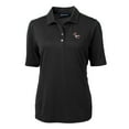 thumbnail image 2 of Women's Cutter & Buck Black NC State Wolfpack Team Virtue Eco Pique Recycled Polo, 2 of 3