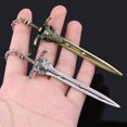 thumbnail image 3 of Juego Dark Souls Llavero Caballero Sol Escudo Ornstein Artorias Espada Smough Martillo Llavero Colgante Joyería Cosplay, 3 of 5