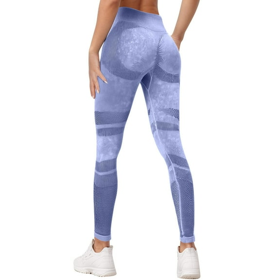Arlun Cellulite Leggings Womens Lifting Tummy Control Resistance Band Leggings Soft Comfortable Breathable 3D Compression Legging Purple S