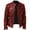Z1 Red, variant on XDZJLR Men Vintage Cool Jacket Leather Long Sleeve Autumn Winter Stand Collar Club Coat