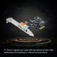 thumbnail image 4 of 2X PCIe Sound Card 5.1, PCI Surround Card 3D Stereo Audio with High Sound Performance PC Sound Card CMI8738 Chip, 4 of 7