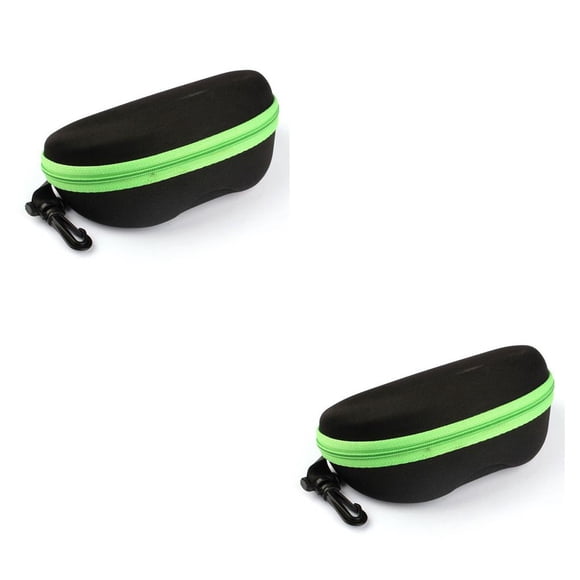 Inteprter Gafas de sol Estuche de almacenamiento Bolsa de viaje Line Carrier Organizador Estudiantes Verde Type2 NO2