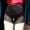 Black, variant on Panties for Women Crotchless Panties High Waisted Briefs Briefs Black Pull-On Ventilated Tight Lace Plus Size Underwear,XL