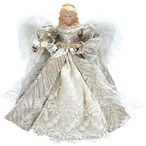 Santa's Workshop 16" Silver Elegance Angel Tree Topper